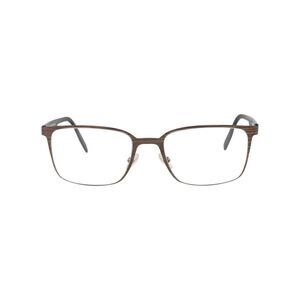 Maui Jim Square-Frame Stainless Steel Optical Frames Brown Mens